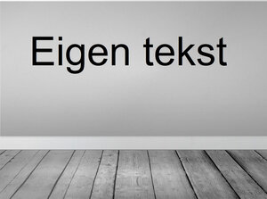 Tekststicker (max. 25 tekens)